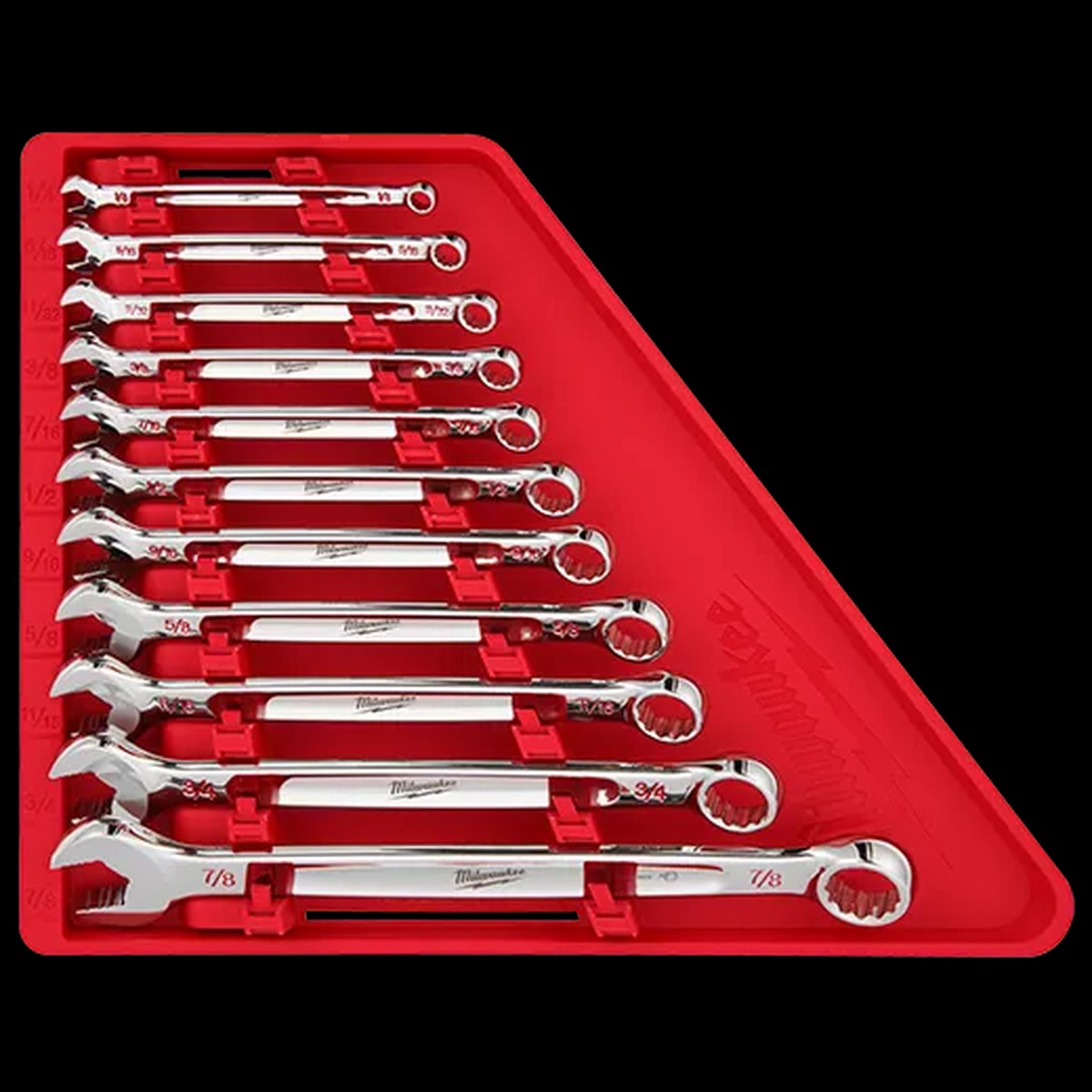 Wrench Set - Milwaukee 11pc SAE Combination Wrench Set, 48-22-9411
