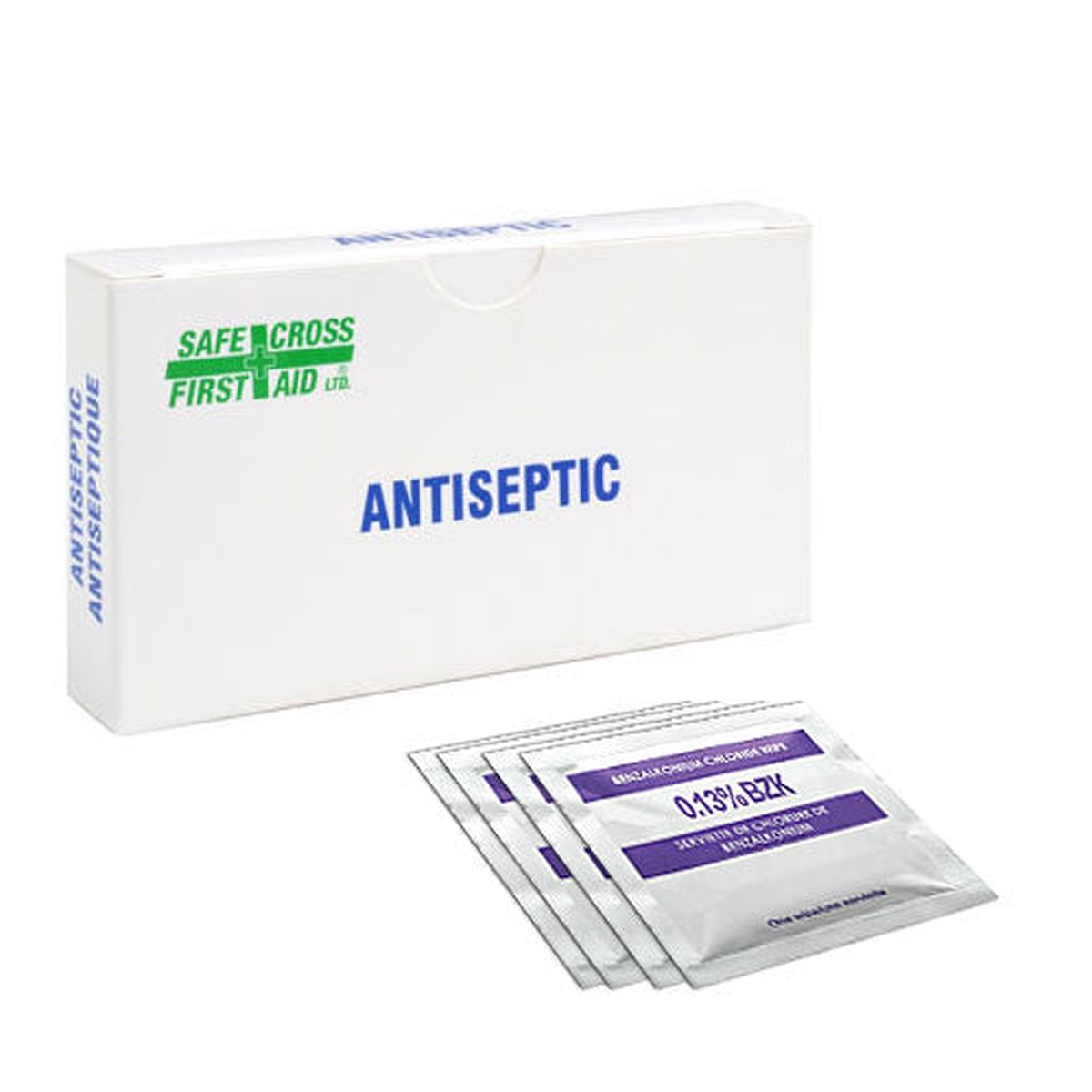 Cleaning Towelettes - Safecross Benzalkonium Antiseptic Towelettes 12/BOX, 02619
