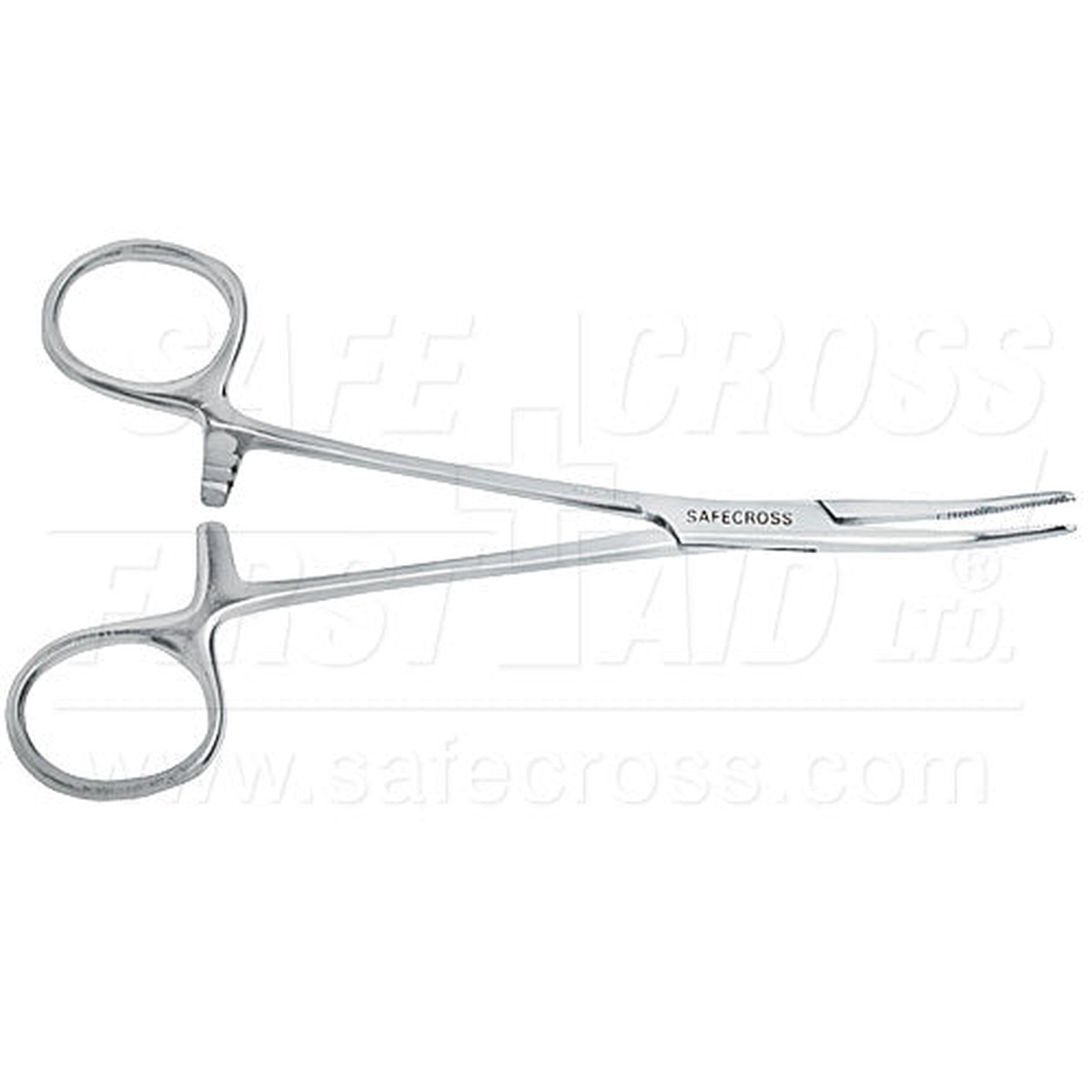 Forceps - Safecross Kelly Forceps, Curved, 19594