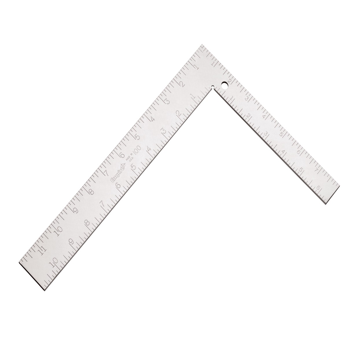 Square - Milwaukee 8 in. x 12 in. Steel Carpenter Square - SAE/Metric, 100IM