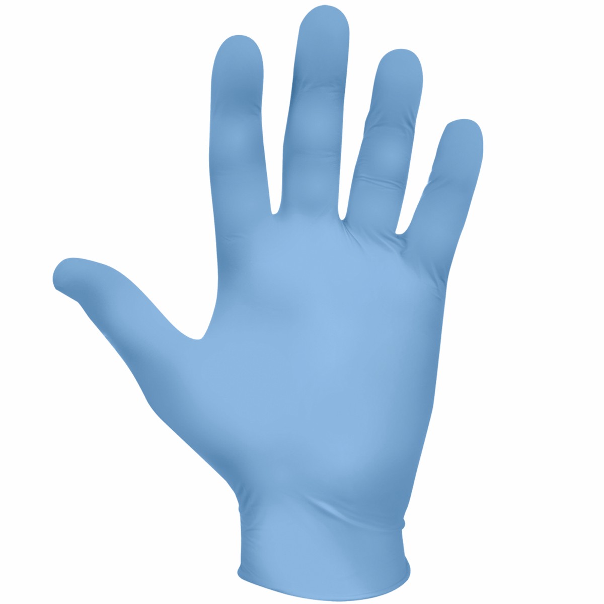 Disposable Gloves - SHOWA N-DEX 8 Mil, 9.5" Long, Disposable, Powder Free, Nitrile Exam Gloves, Blue, 8005PF