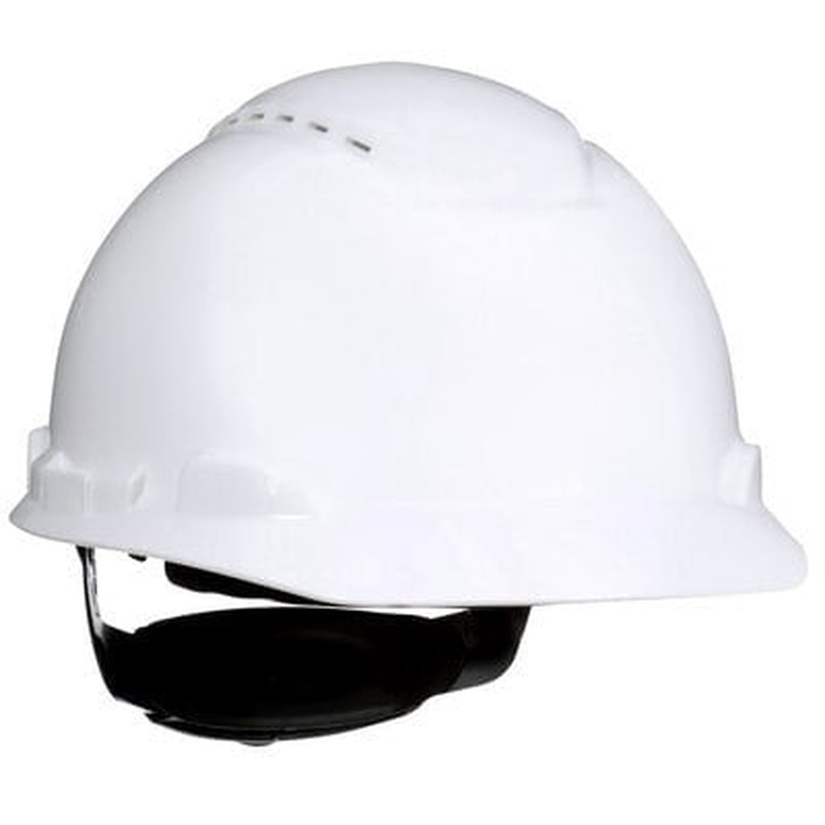 Hard Hat - 3M SecureFit Hard Hat with UVicator, Vented, White, 4-Point Pressure Suspension, H-701SFV-UV
