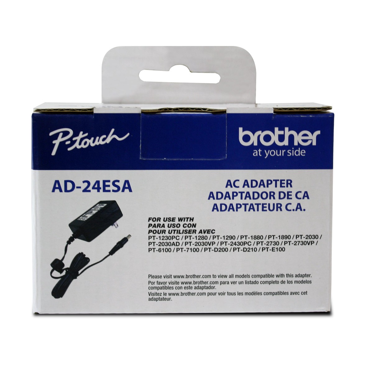 Power Adapter - Brother AC Power Adapter for Brother P-Touch Label Makers, AD24ESA01