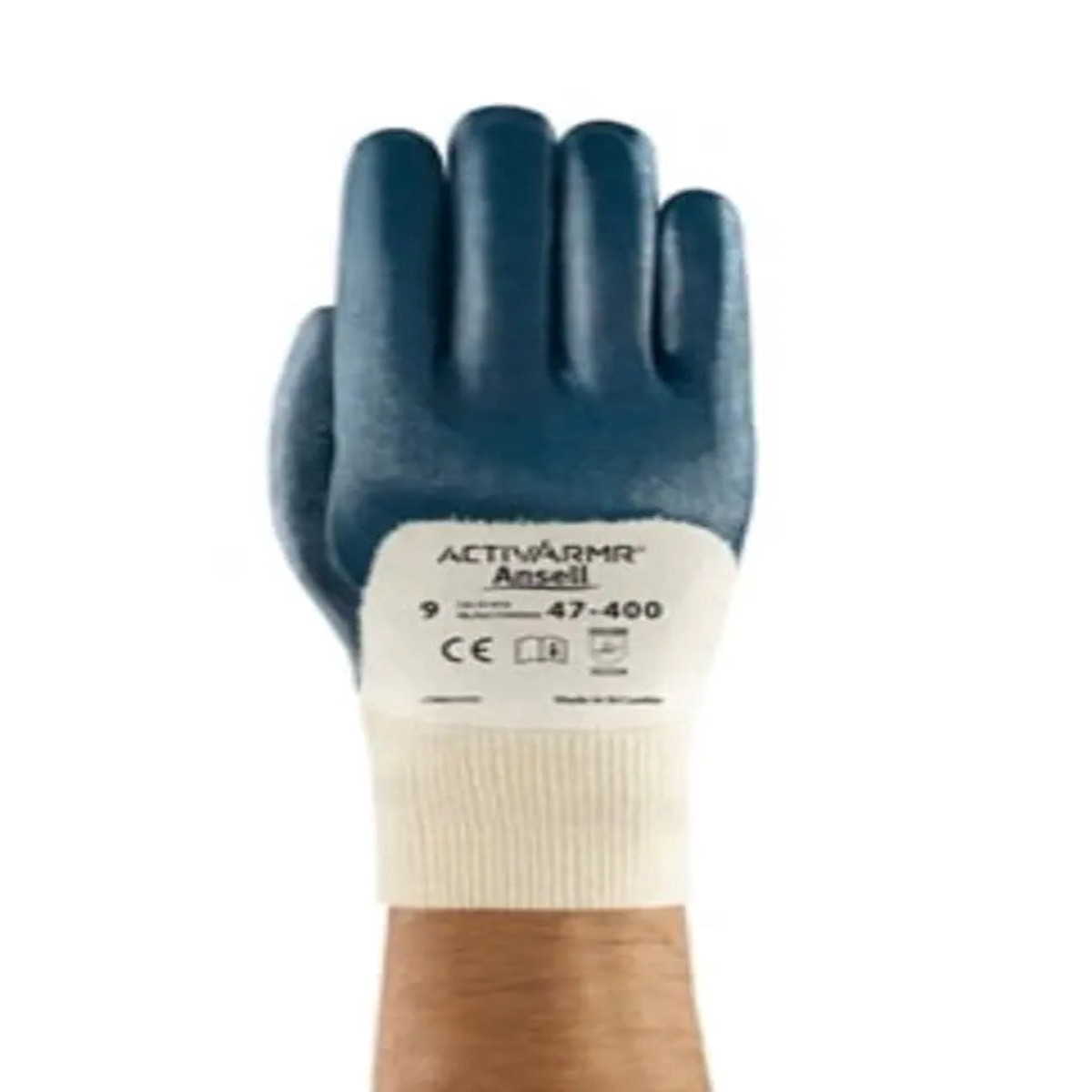 Cut Resistant Gloves - Ansell ActivArmr 47-400 Medium Duty Nitrile Coated Oil Repellent Gloves, 47-400