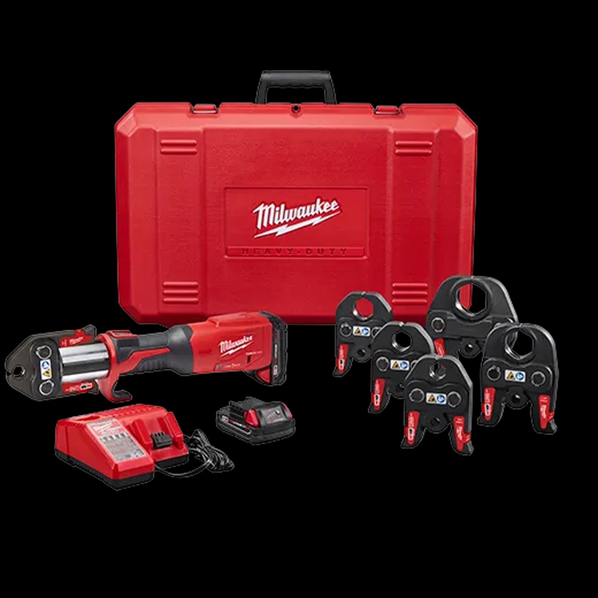 Press Tool Kit - Milwaukee M18 FORCE LOGIC Press Tool w/ ONE-KEY w/ 1/2"-2" CTS Jaws, 2922-22
