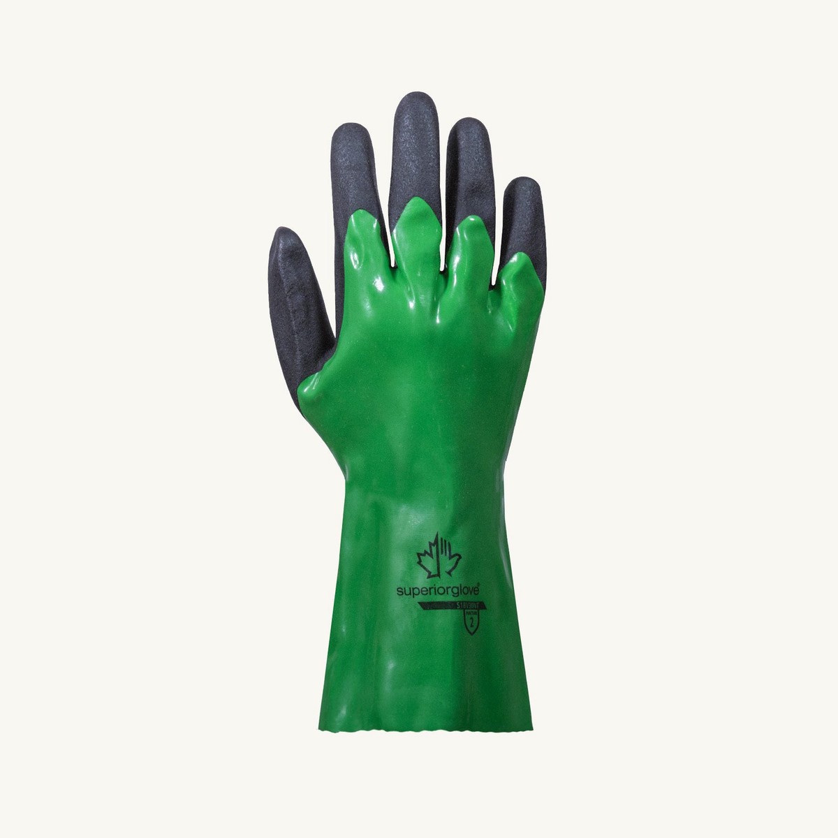 Chemical-Resistant Gloves - Superior Glove Chemstop PVC Liquid Chemical-Resistant Gloves, S18V30NT