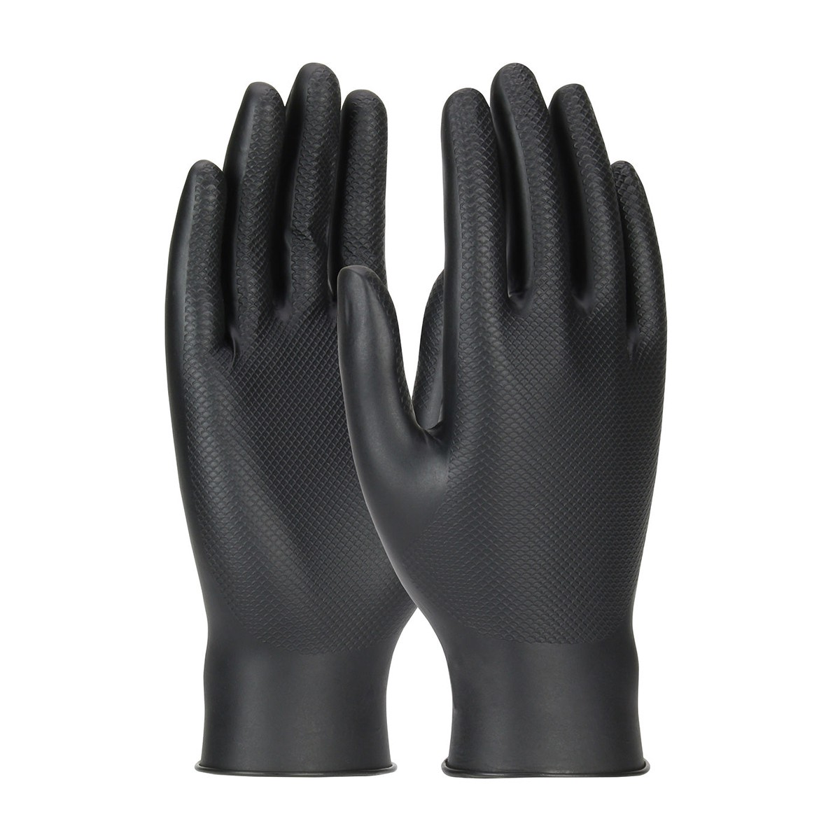 Disposable Gloves - PIP Grippaz Skins Ambidextrous Nitrile w/ Textured Fish Scale Grip - 6 Mil (Box of 50), GP67246