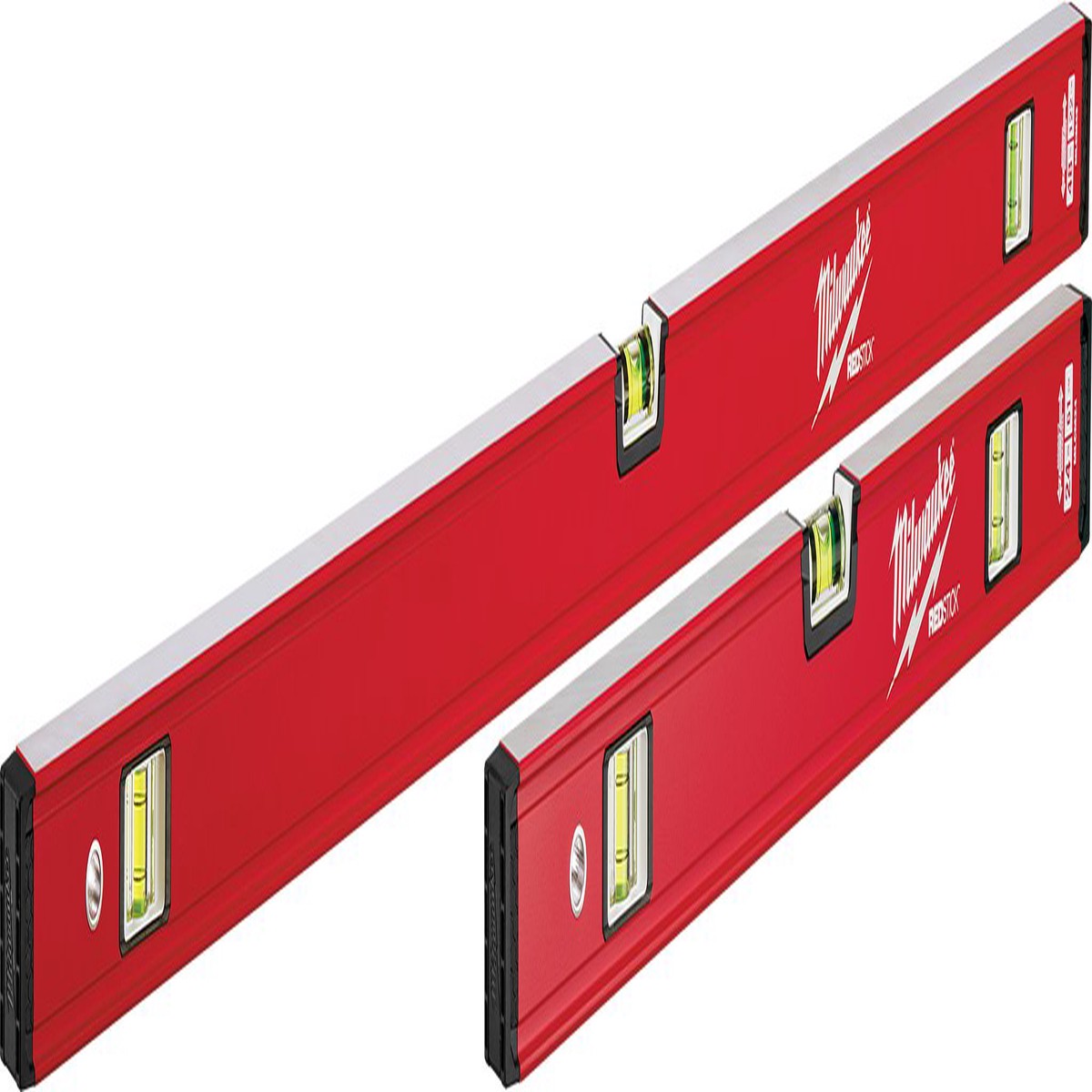 Level - Milwaukee 24"/48" REDSTICK Compact Box Level Set, MLCMS48