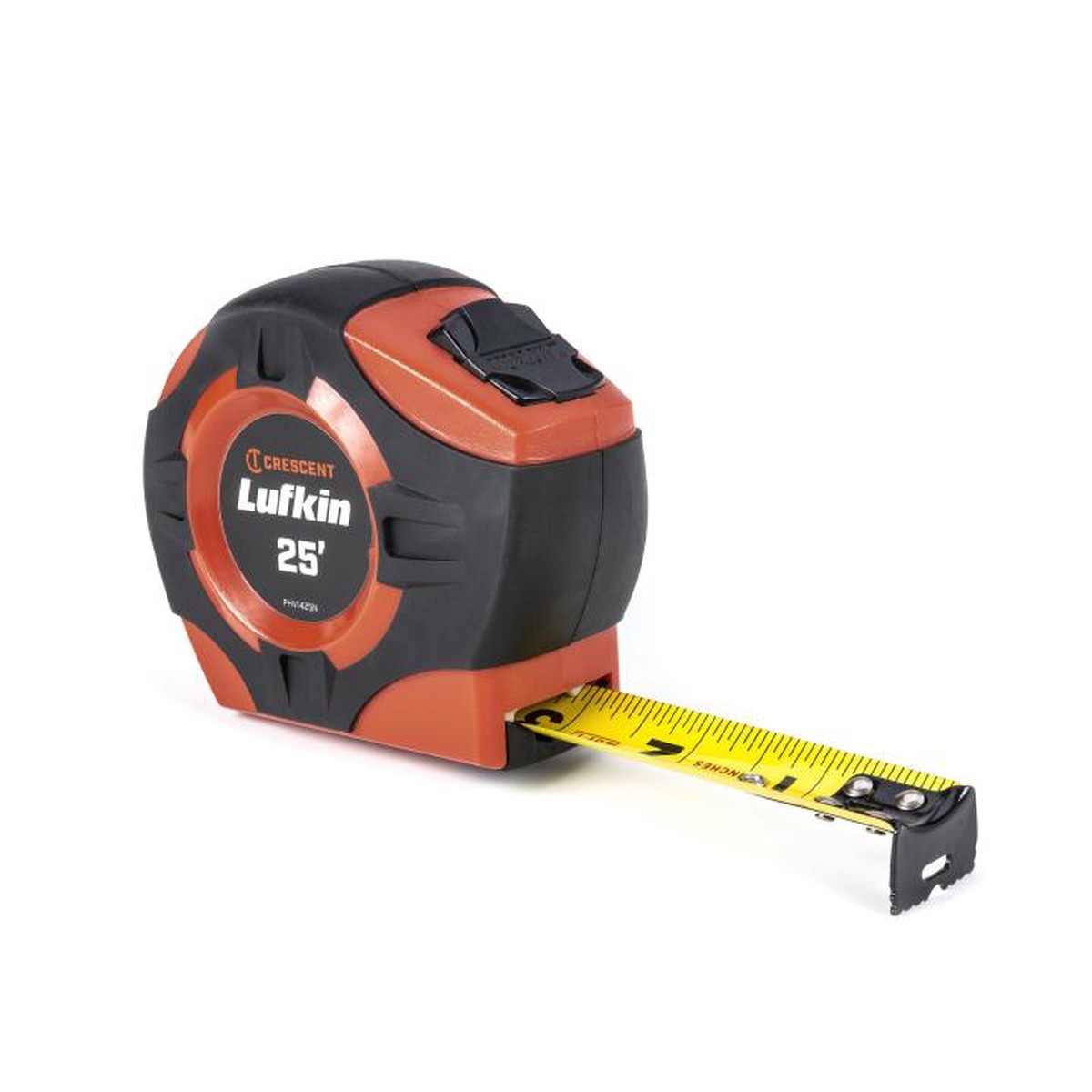 Measuring Tape - Crescent Lufkin 1 in x 25ft P1000 Series Yellow Clad A5 Blade Power Return Tape Measure, PHV1425N