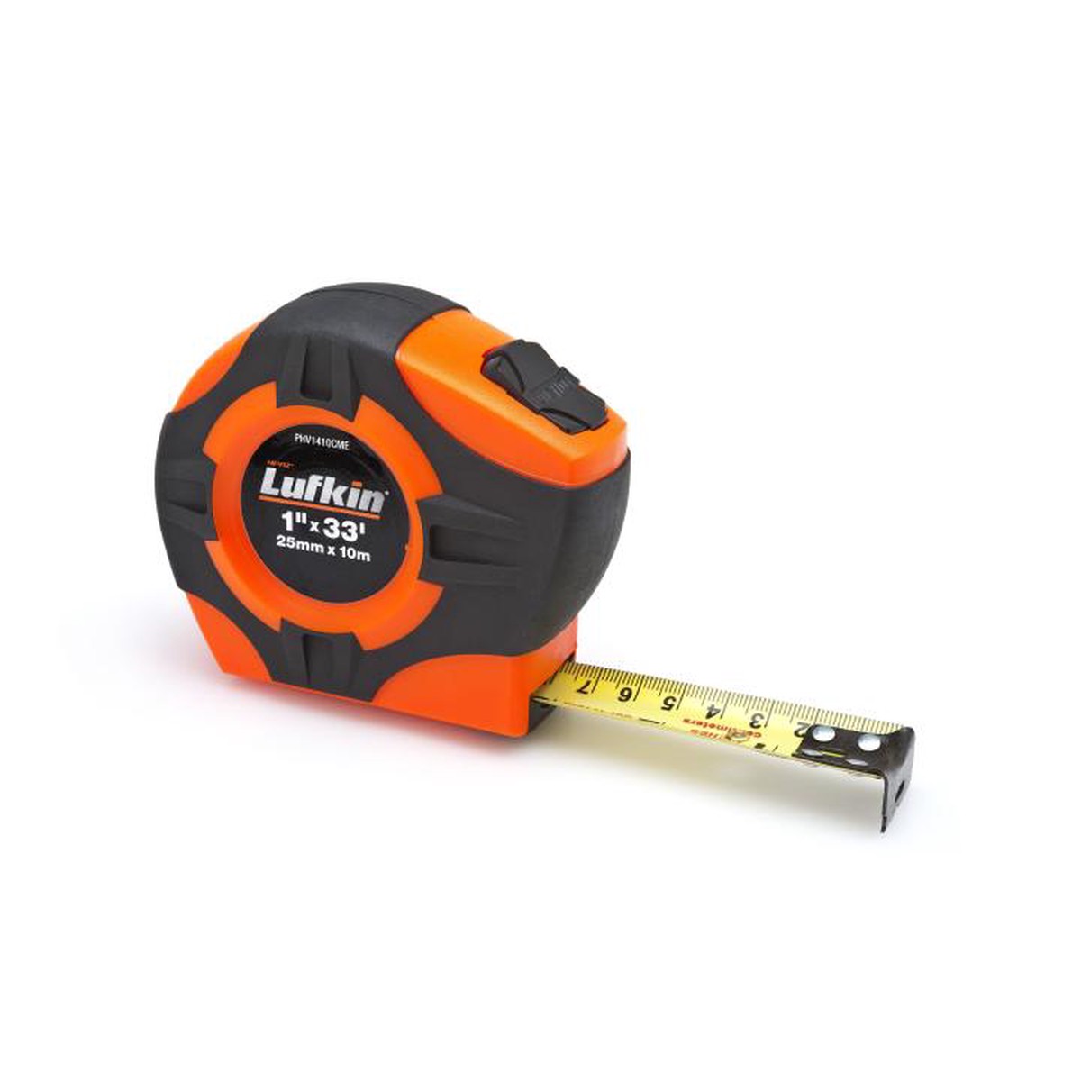 Measuring Tape - Crescent Lufkin 1 in x 33ft P1000 Series SAE/Metric Yellow Clad A30 Blade Power Return Tape Measure, PHV1410CMEN
