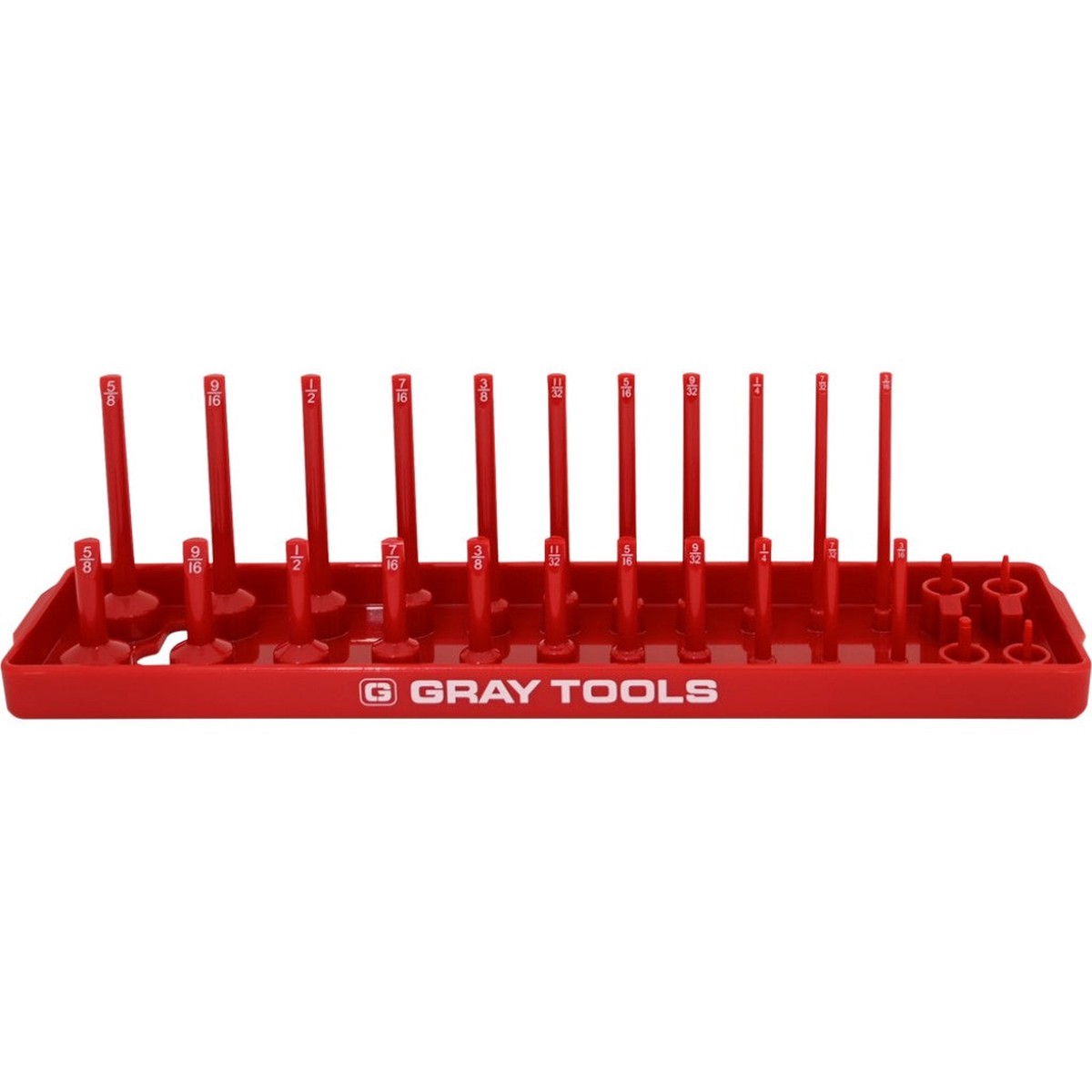Socket Organizer - Gray Tools Plastic Socket Organizers, Various Sizes