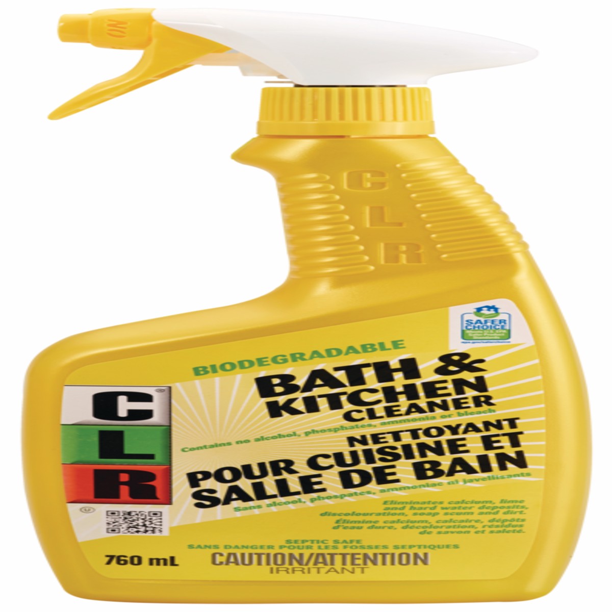 Cleaner - CLR Bathroom & Kitchen Cleaner 760 ml (Case of 12), PH-760 (CLR-760ML)