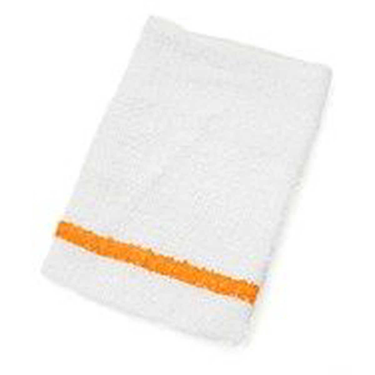 Cleaning Cloth - Namtex Canada 18in Finished Terry White w/Gold Stripe Cloth (60 PKG), TBW/18