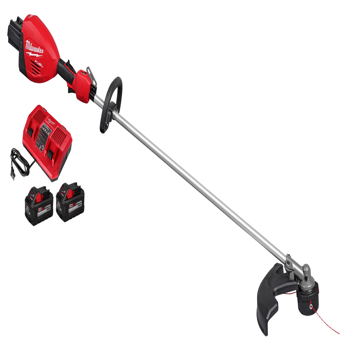 Lawn Trimmer - Milwaukee M18 FUEL 17 Dual Battery String Trimmer Kit, 3006-22