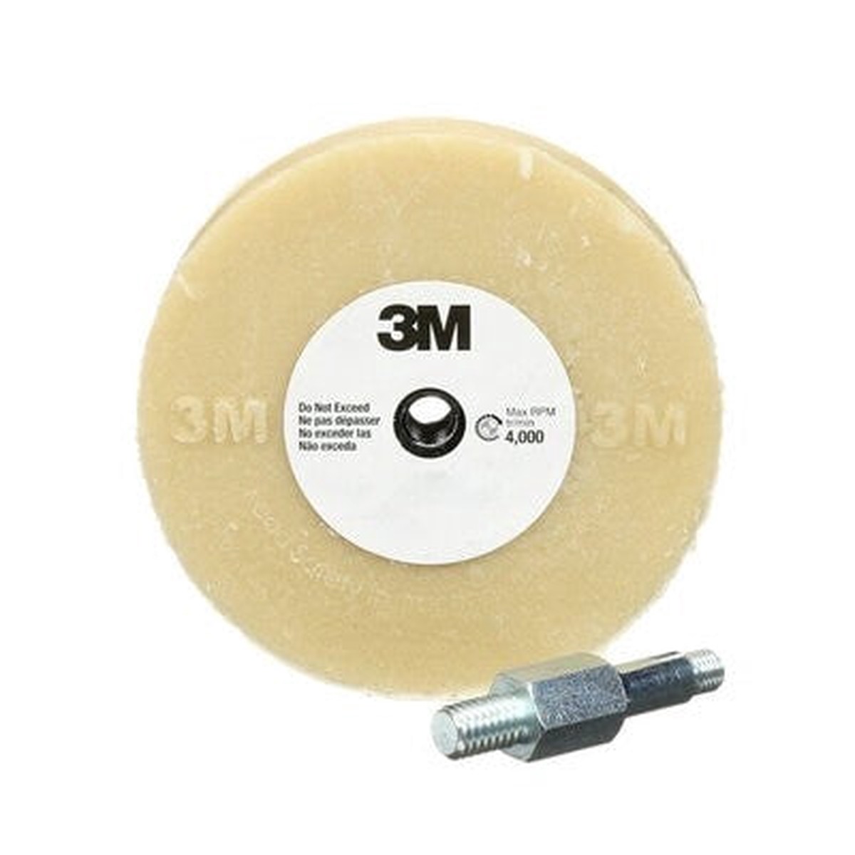 Abrasive Wheel - 3M Scotch-Brite Stripe Off Wheel, 4" x 5/8", SB07499