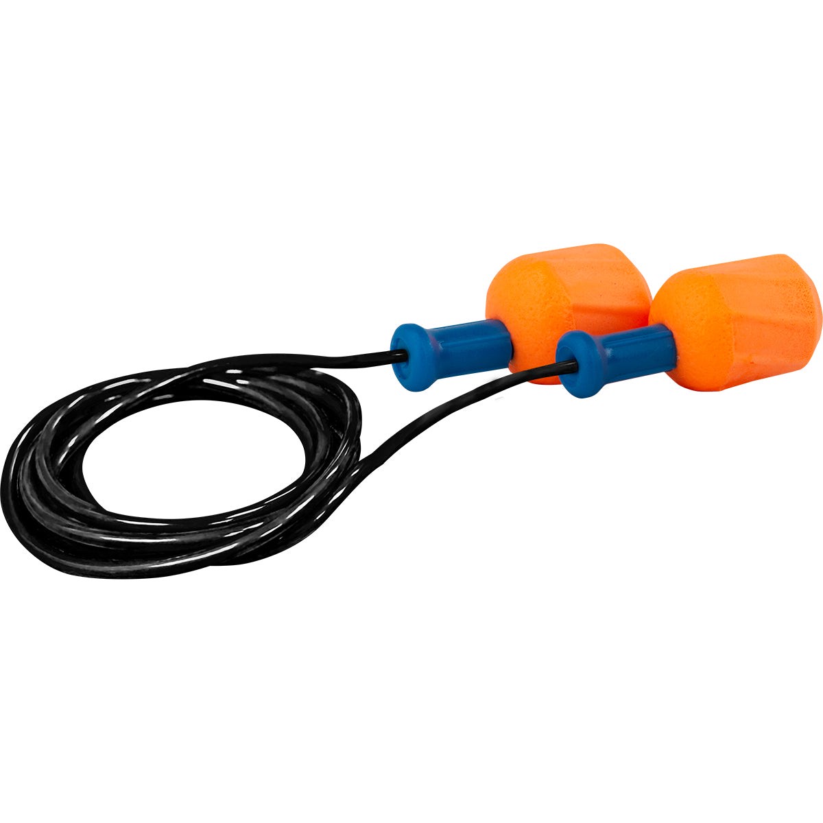 Earplugs - PIP EZ-Twist Disposable Soft Polyurethane Foam Corded Ear Plugs (100 Per Box) - NRR 30, NP267HPF610C