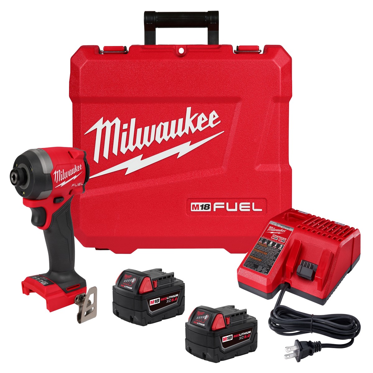 Impact Driver Kit - Milwaukee M18 FUEL 1/4" Hex Impact Driver Kit, 2953-22