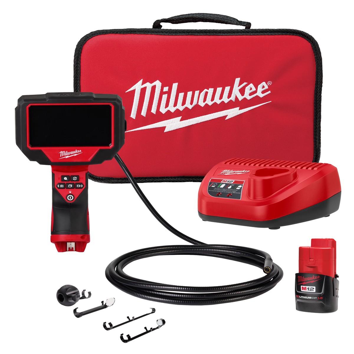 Inspection Camera Kit - Milwaukee M12 M-Spector 360 10' Inspection Camera, 2324-21