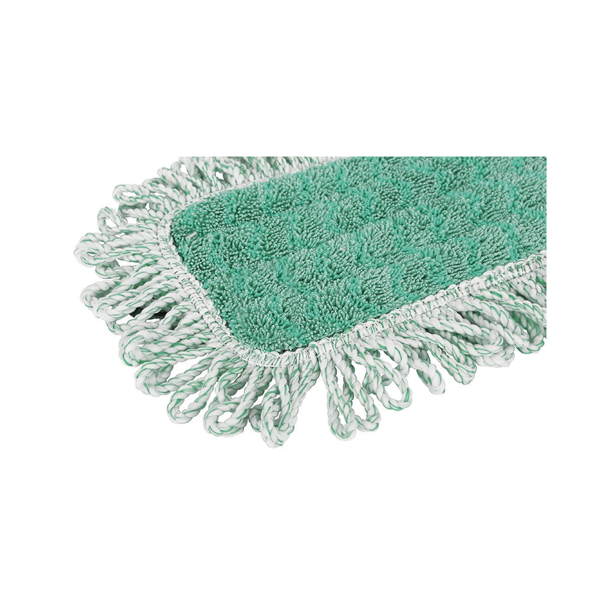Floor Pad - Globe Green Microfiber Dry Pad With Fringe, Various Sizes