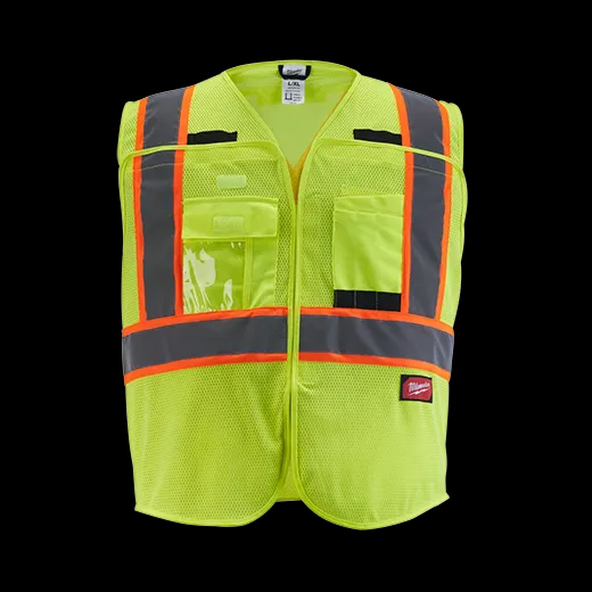Hi-Vis Vest - Milwaukee Class 2 High Visibility Mesh Safety Vest, 12 Pack, 48-73-51