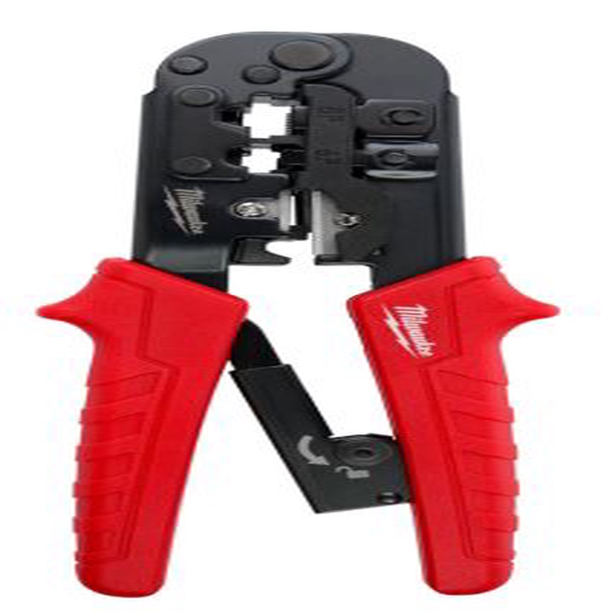 Crimper & Stripper - Milwaukee Ratcheting Modular Crimper & Stripper, 48-22-3076