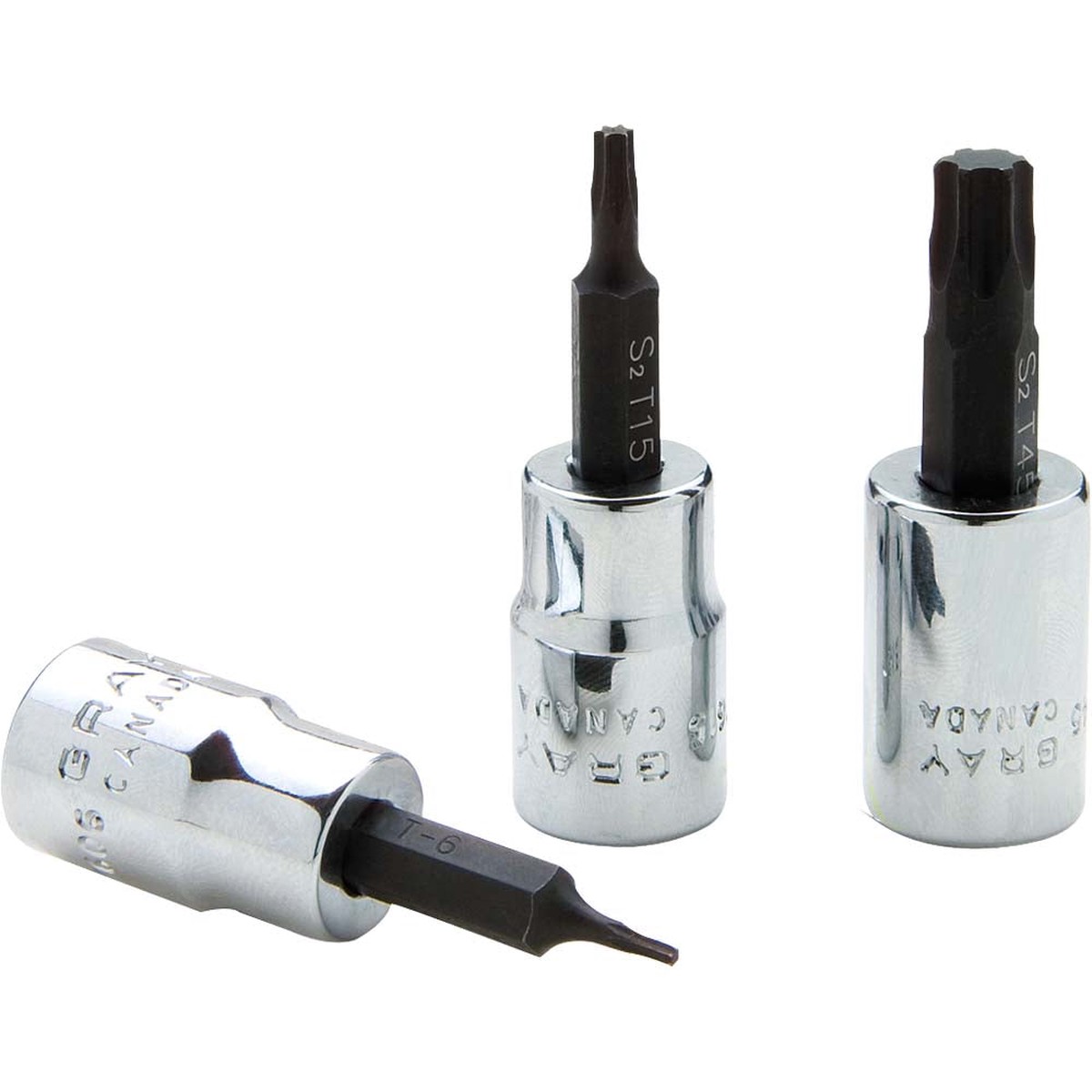 Socket - Gray Tools 3/8" Drive Torx Head Sockets - Standard Length, Various Sizes