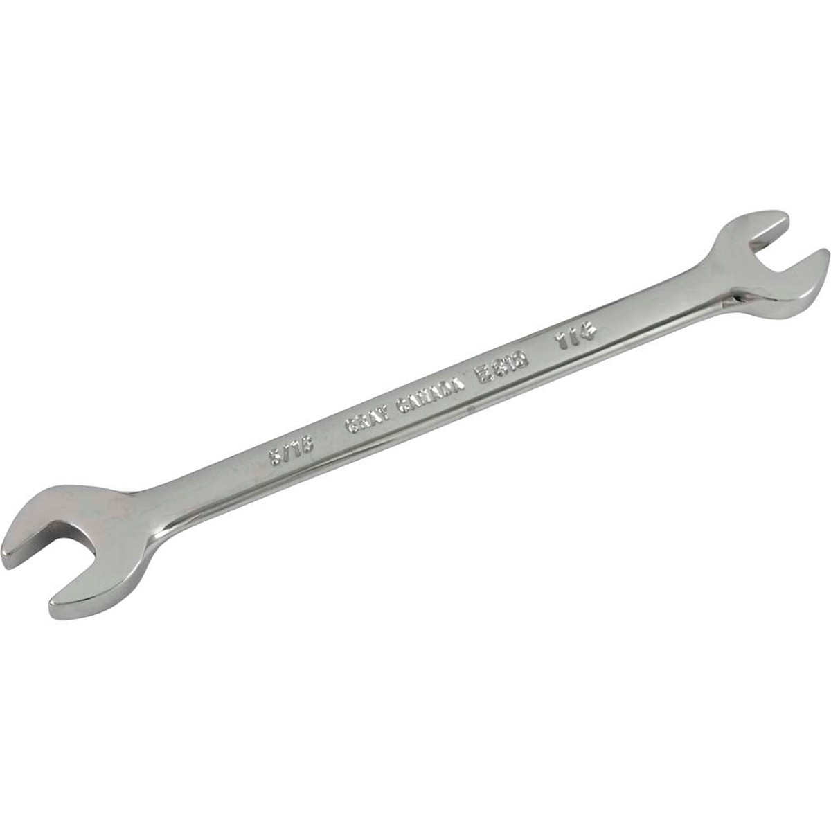 Wrench - Gray Tools SAE Open End Wrenches - 15 Head Angle - Mirror Chrome Finish, Various Sizes