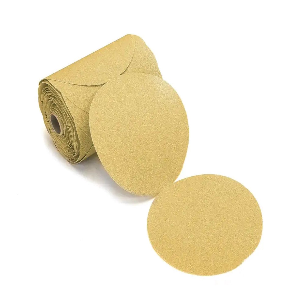 Abrasive Roll - Mirka Gold 5 in PSA Vacuum Linkroll Discs, Various Grits