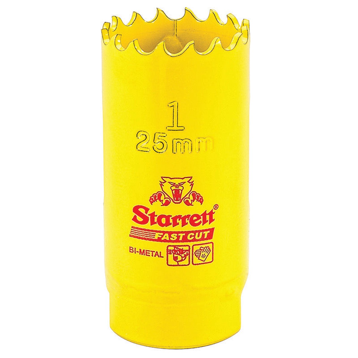 Hole Saw - Starrett 1'' (25mm) Fast Cut Hole Saw, FCH0100-G