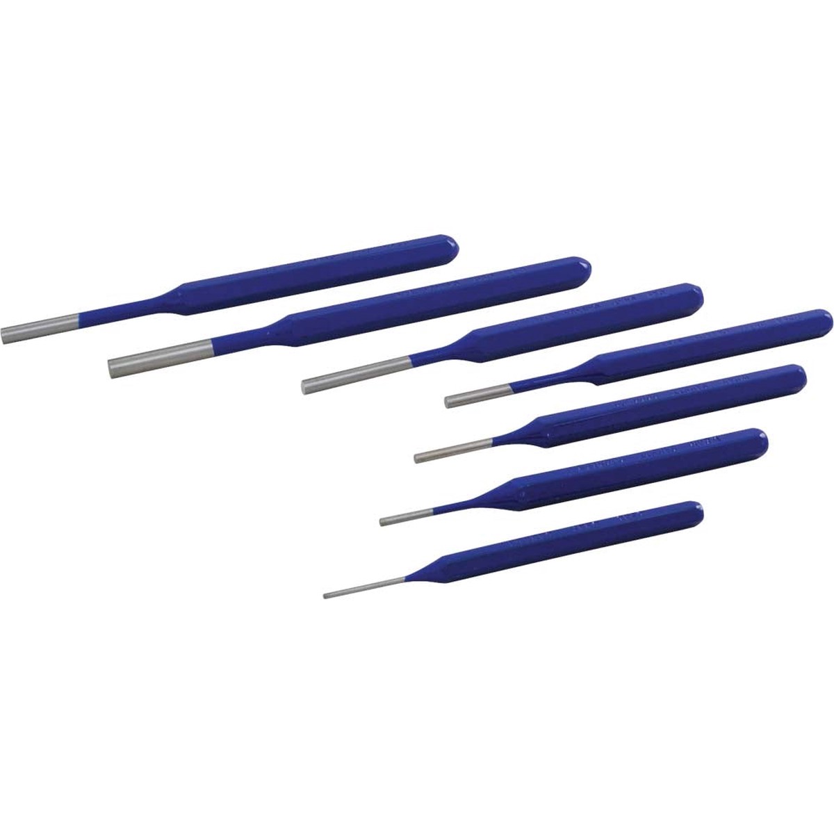 Punch Set - Gray Tools 7 Piece Pin Punch Set, C7PPS