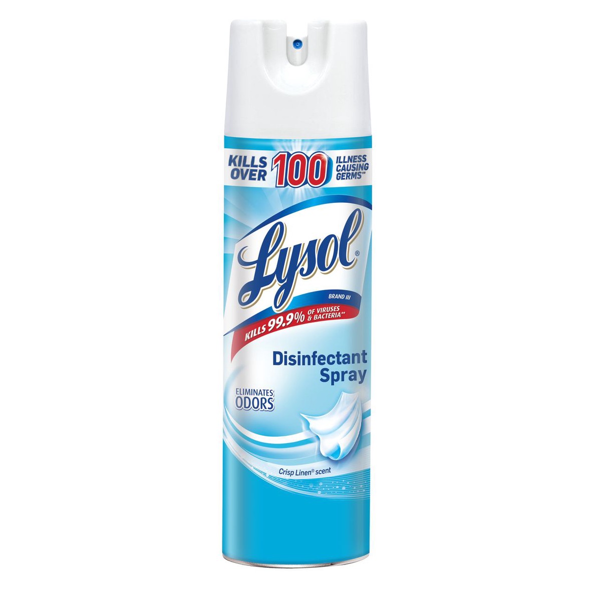 Disinfectant Cleaner - Lysol Disinfectant Spray, Crisp Linen, 350g, RAC34052