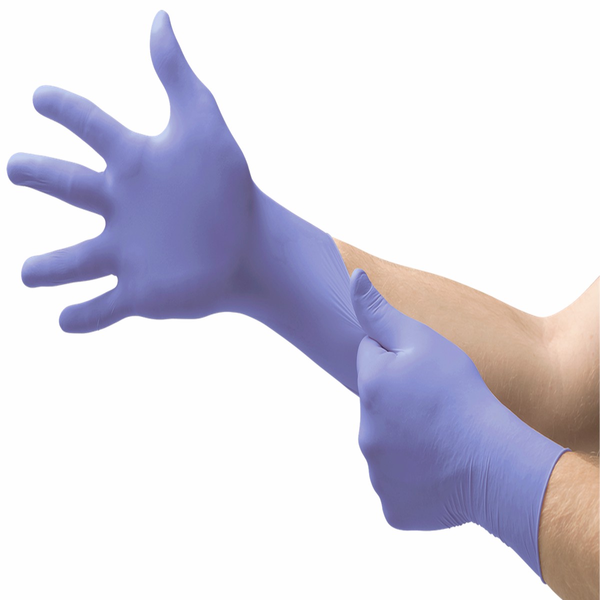 Disposable Gloves - Ansell MICROFLEX SUPRENO Violet Blue Nitrile Gloves (Box of 100), SU-690