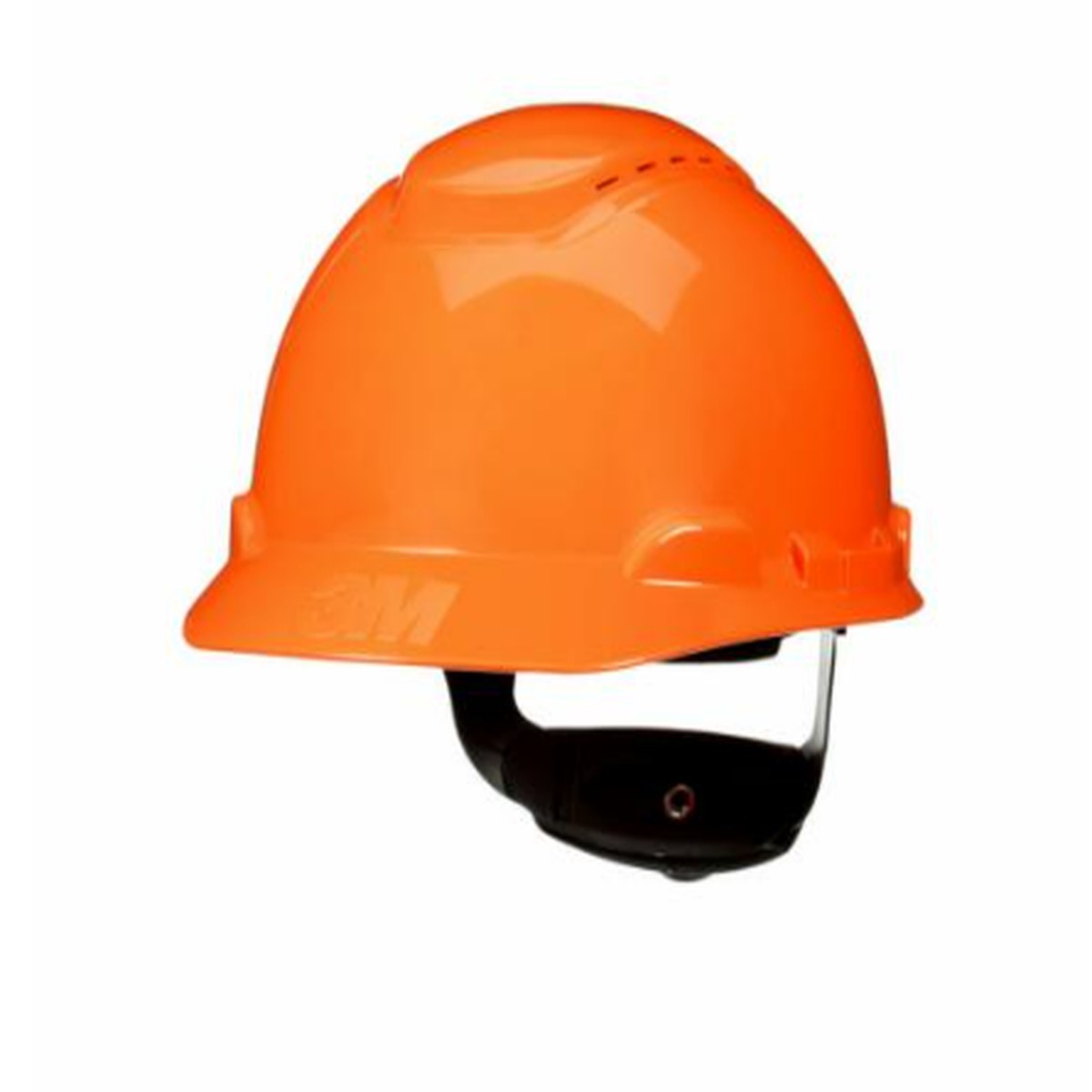 Hard Hat - 3M SecureFit Hard Hat with UVicator, Vented, Orange, 4-Point Pressure Suspension, H-706SFV-UV