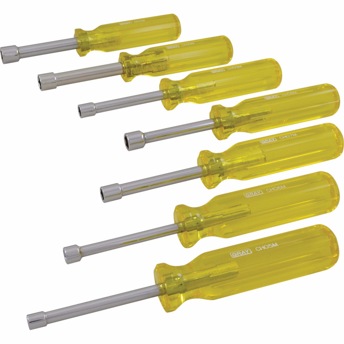Nut Driver Set - Gray Tools 7 Piece Metric Nut Driver Set, CHS7MA