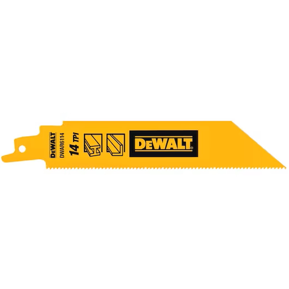 Saw Blade - DeWalt 6" 14Tpi 6114 Saw Blade, (Pack of 5), DWAR6114