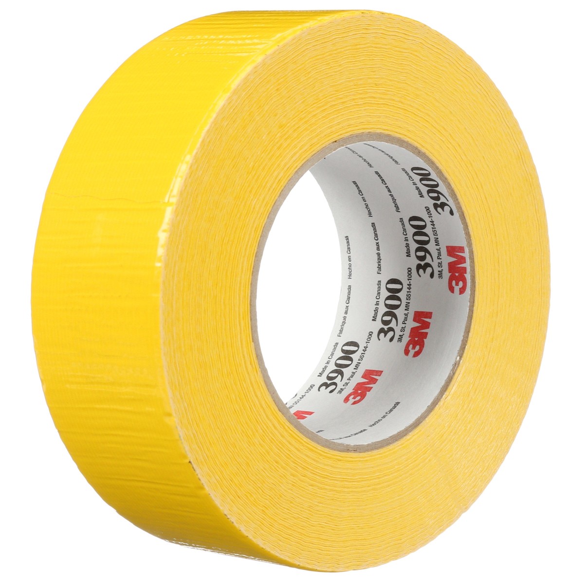 Tape - 3M Performance 48m X 55m Yellow Duct Tape, 3900-48X54.8-YLW