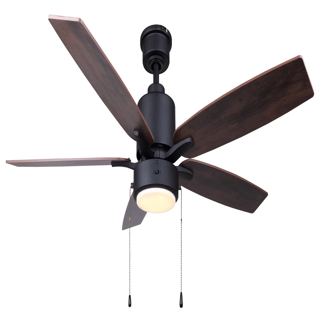 Ceiling Fan - Canarm FERRAN Black 52" LED Ceiling Fan, CF52FER5BK