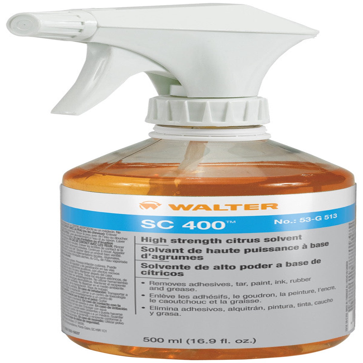 Degreaser - Walter SC 400 Industrial Strength Citrus Degreaser, Various Sizes