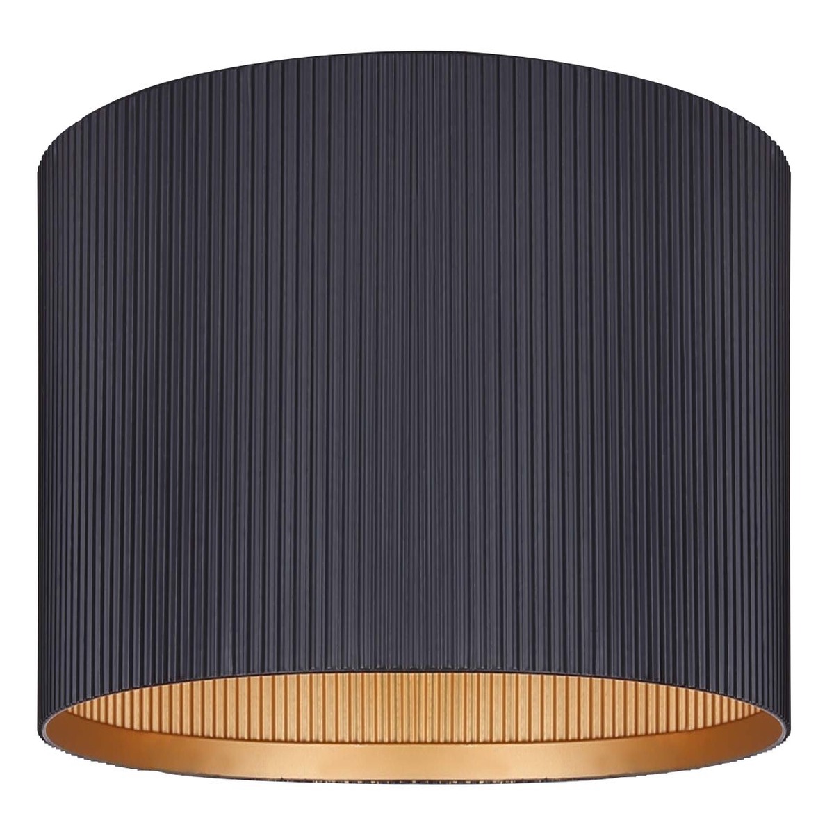 Flush Mount - Canarm REXTON Gold and Black Flush Mount, IFM1119A14BK