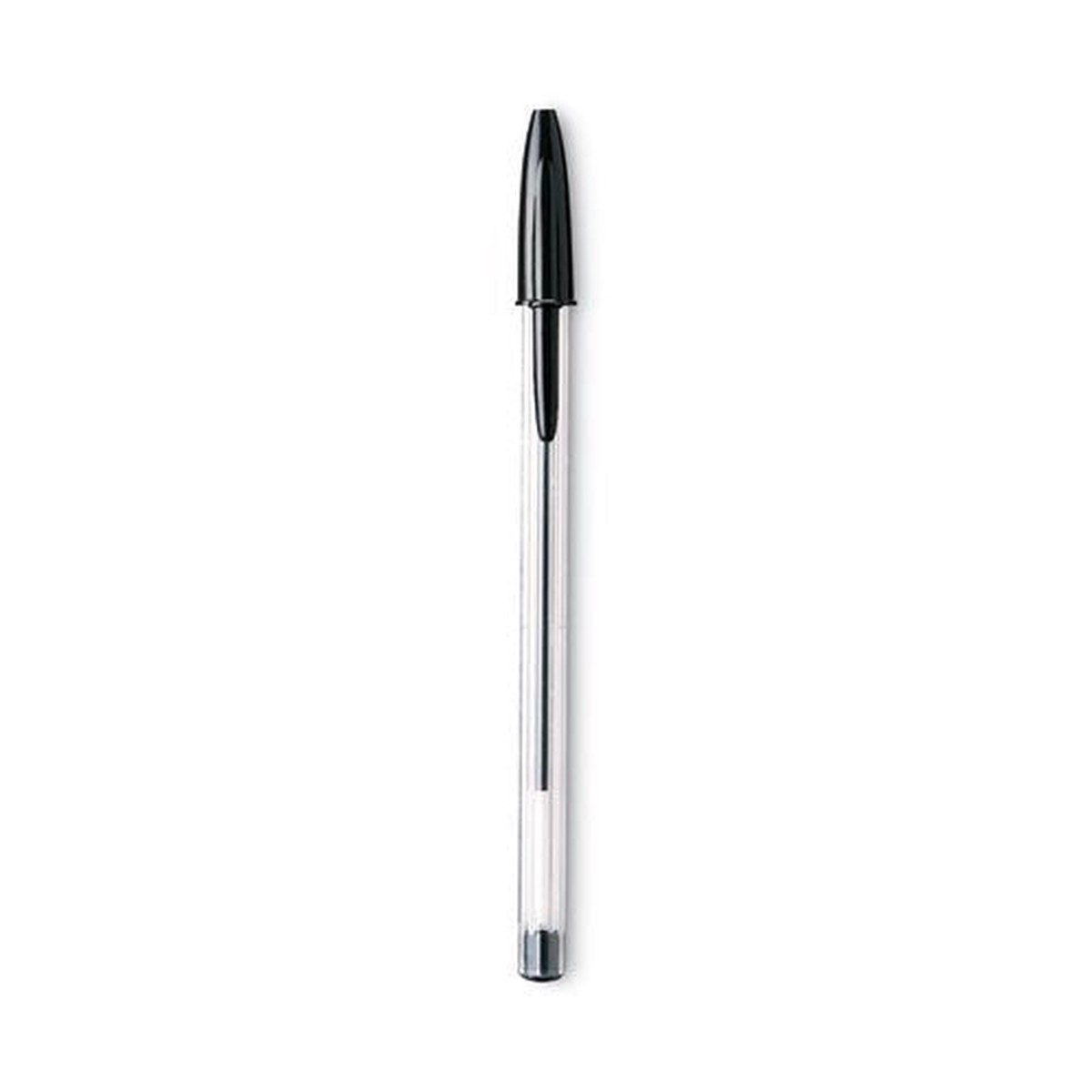 Pen - Bic Cristal Ballpoint Stick Pen, Black Ink, BICMS11BK/EA