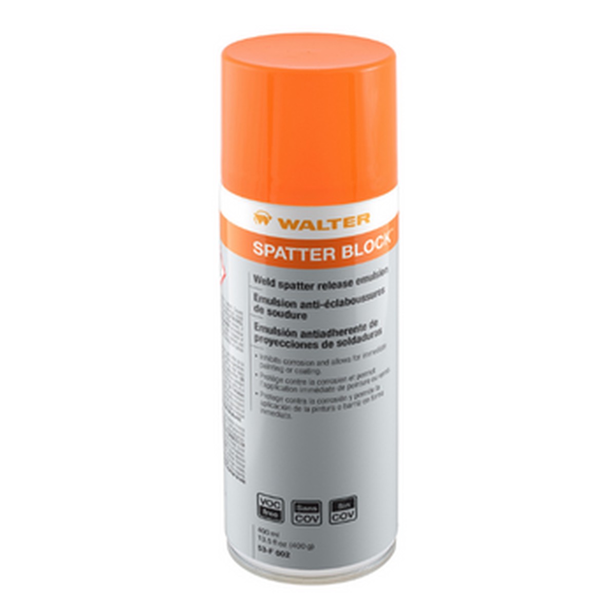 Anti-Spatter - Walter SPATTER BLOCK General Purpose Anti-Spatter Emulsion, Various Sizes, 53F