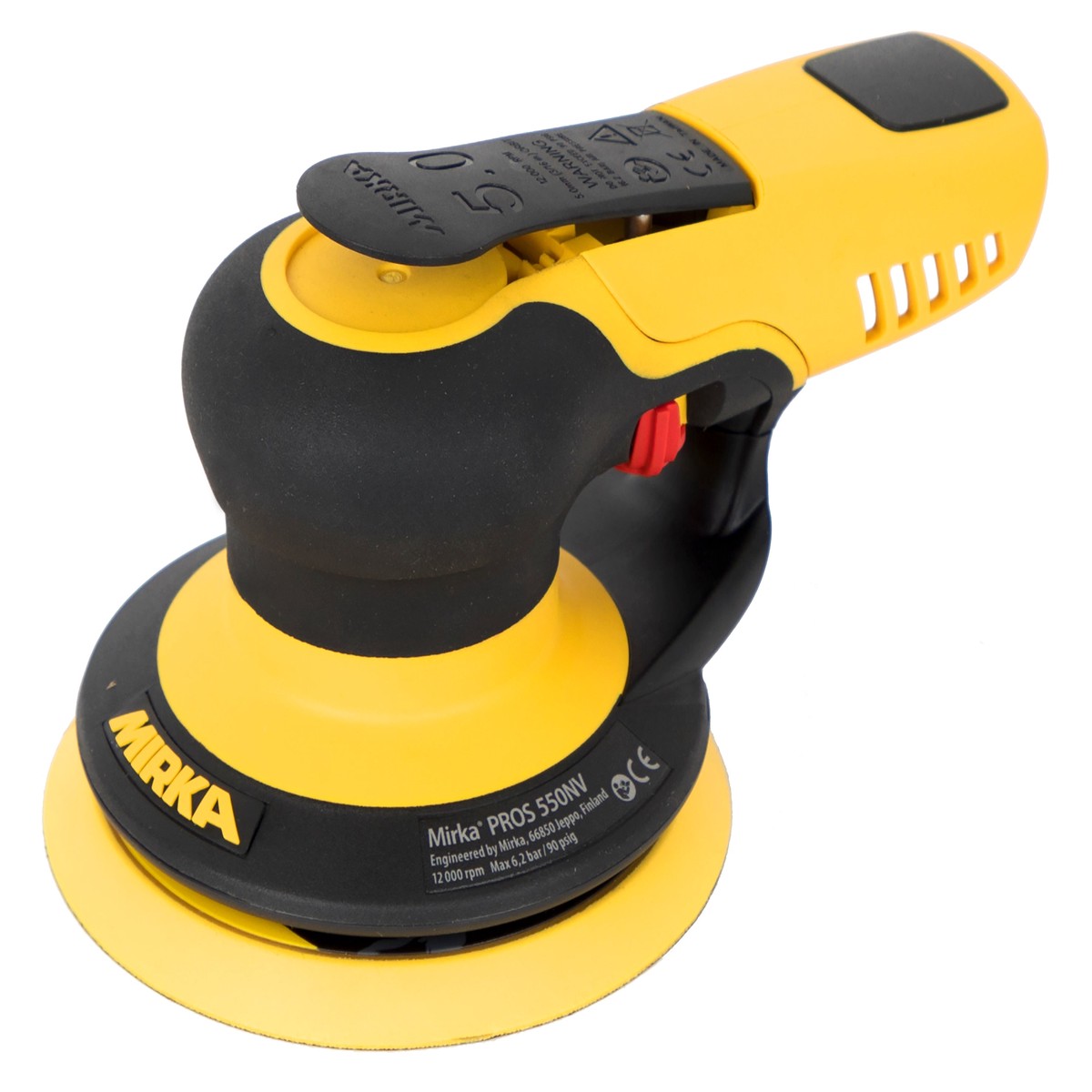 Orbital Sander - Mirka 5" or 6" PROS Vacuum-Ready Sander with 5mm Orbit, MRP-550CV / MRP-650CV