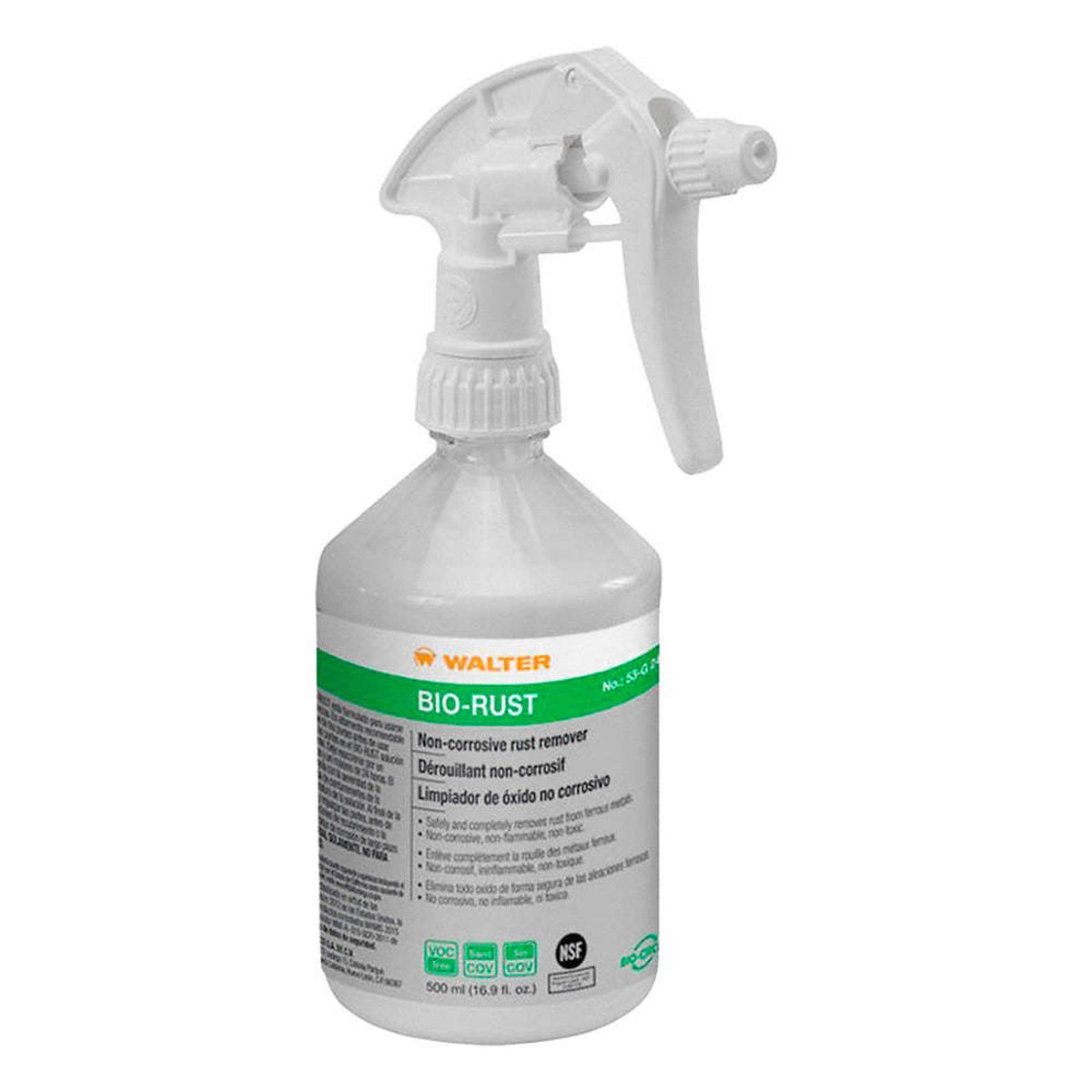 Rust Remover - Walter BIO-RUST Non-Caustic Rust Remover, Various Sizes, 53G24
