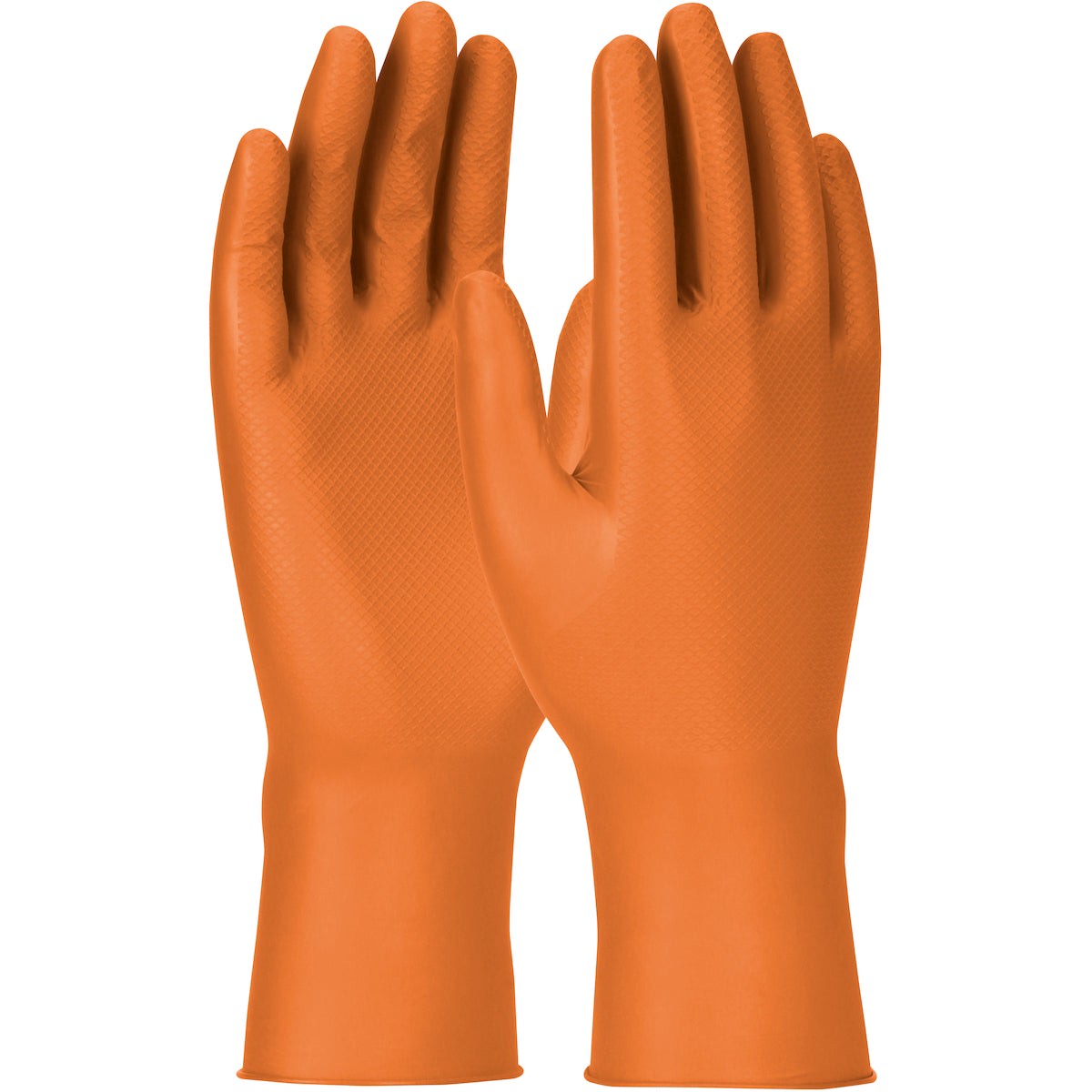 Disposable Gloves - PIP Grippaz Skins 7 Mil Nitrile Glove with Textured Fish Scale Grip, GP67307