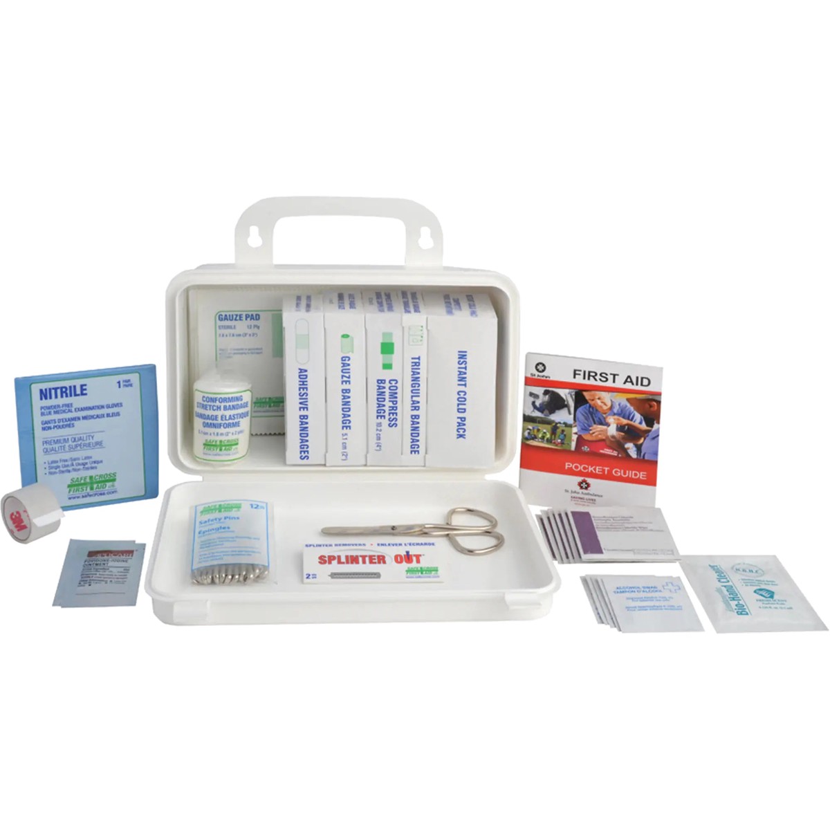 First Aid Kit - Safecross Ontario Specialty Kit, Truck First Aid Kit, Class 1 Medical Device, Plastic Box 01378