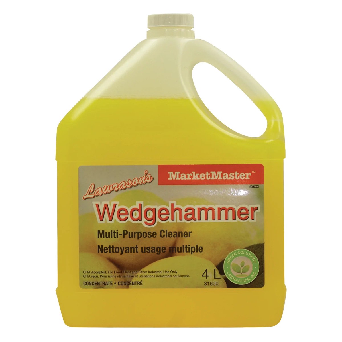 General Purpose Cleaner - Lawrason's MarketMaster Wedgehammer Multi-Purpose Cleaner and Degreaser (Case of 4), 31500