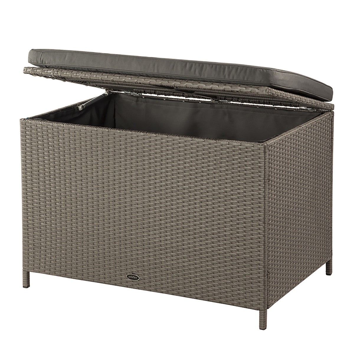 Outdoor Furniture - Patioflare Wicker Deck Box, 80 Gallon Capacity, PF-AC-209C-BR