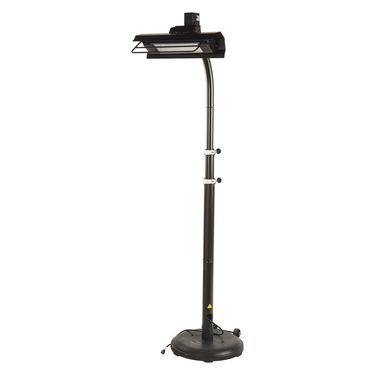 Outdoor Heater - Paramount Black Telescopic Infrared Patio Heater, PH-E-129-BK