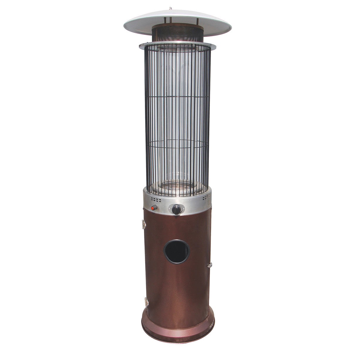 Outdoor Heater - Paramount Venturi Bronze Spiral Flame Heater, PH-F122-BZ