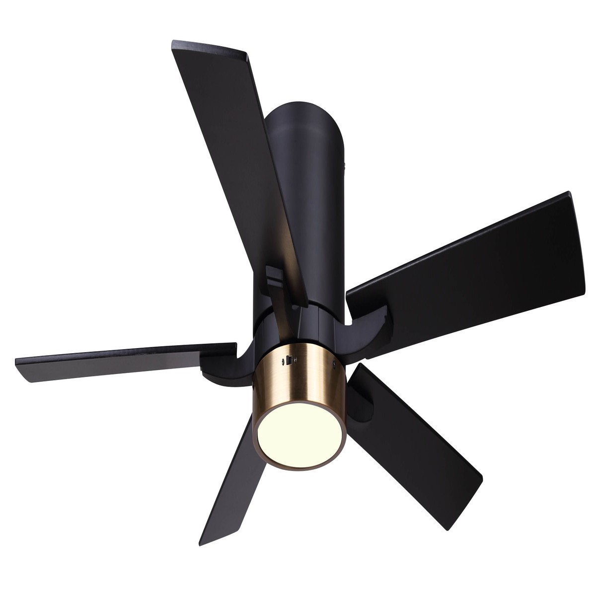 Ceiling Fan - Canarm Quinn LED 52" Matte Black and Gold Ceiling Fan CF52QUI5BKG